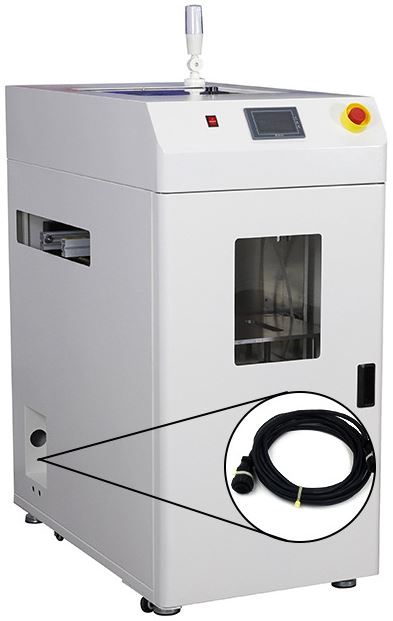 Vacuum PCB loader PLC touch screen control panel for automatic width adjustment up to 350mm