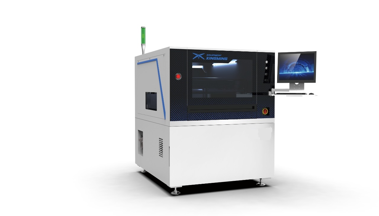 XSE automatic stencil printer with high precision repeatability for fine-pitch solder paste printing in SMT line