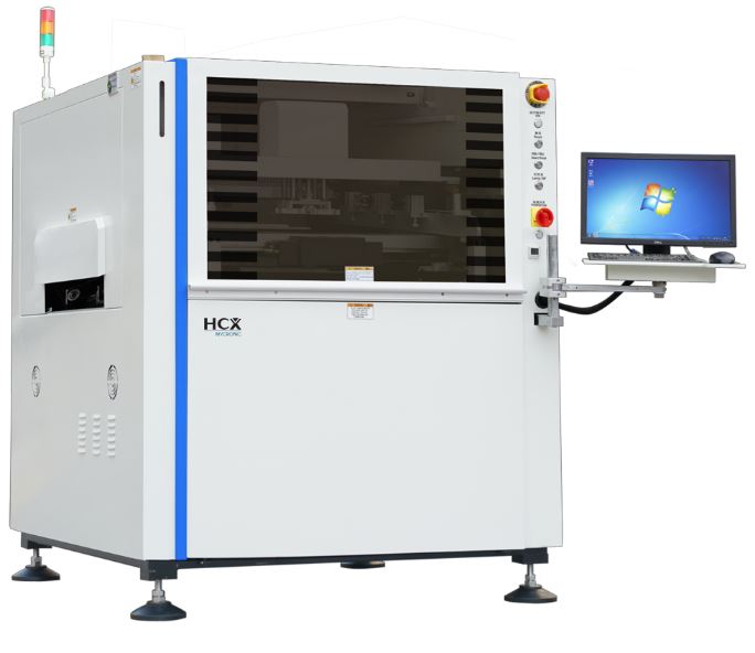 CP400 full-auto solder paste printer with CCD vision system and 450x350mm print area for high precision SMT